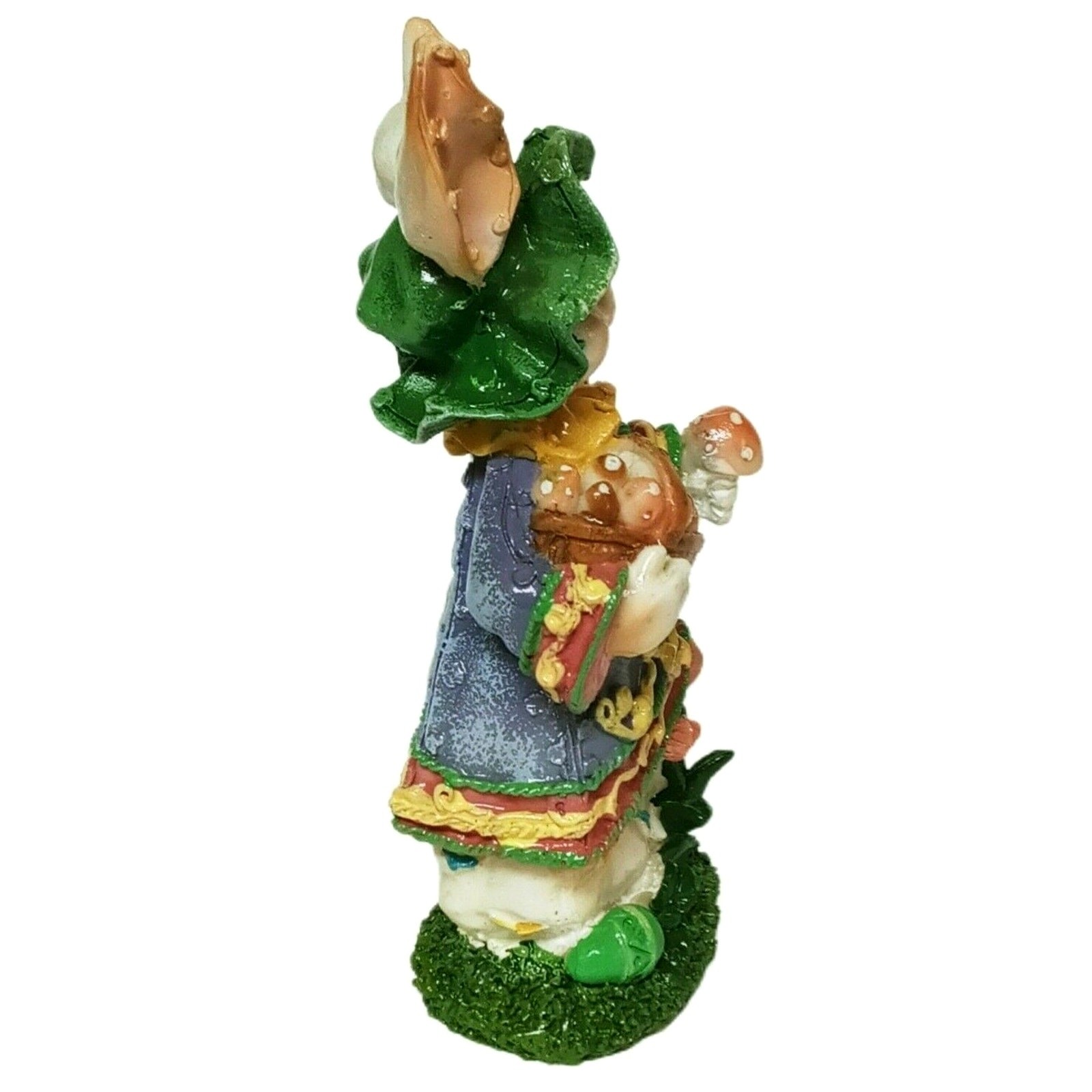 Vintage Rabbit Figurine Decor Cozy Home Accent Easter Spring Hobbit Decoration