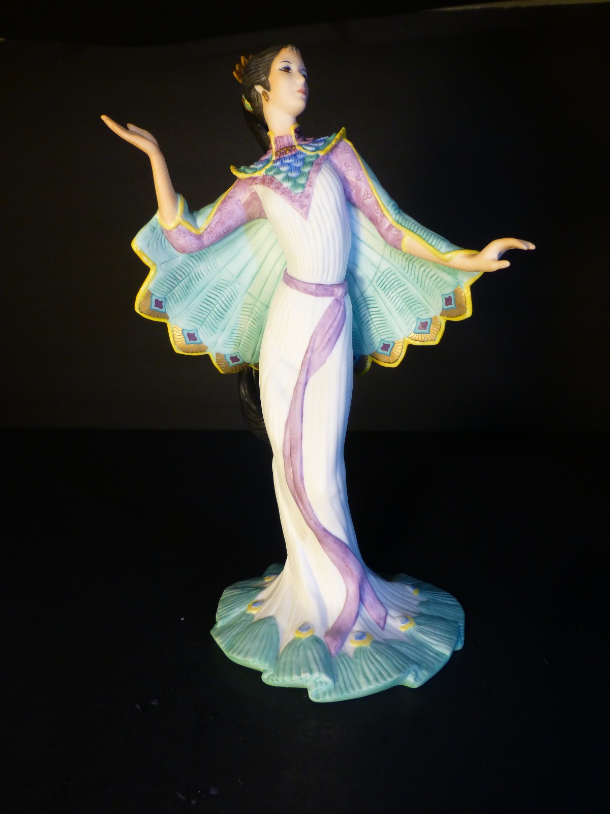 Lenox “Peacock Maiden” porcelain figurine “Legendary Princesses” collection