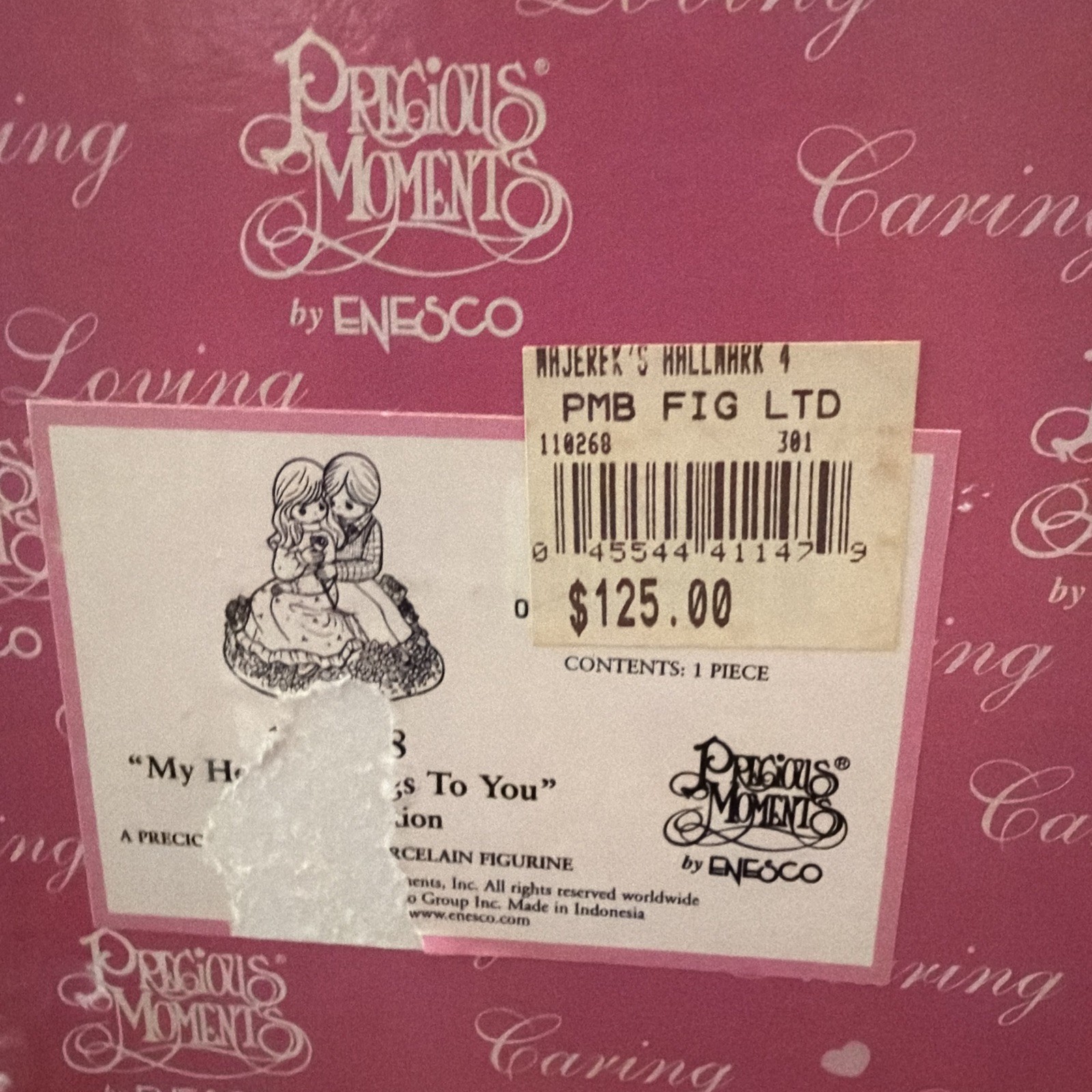 Precious Moments “My Heart Belongs To You” 2002 Limited Edition 110268
