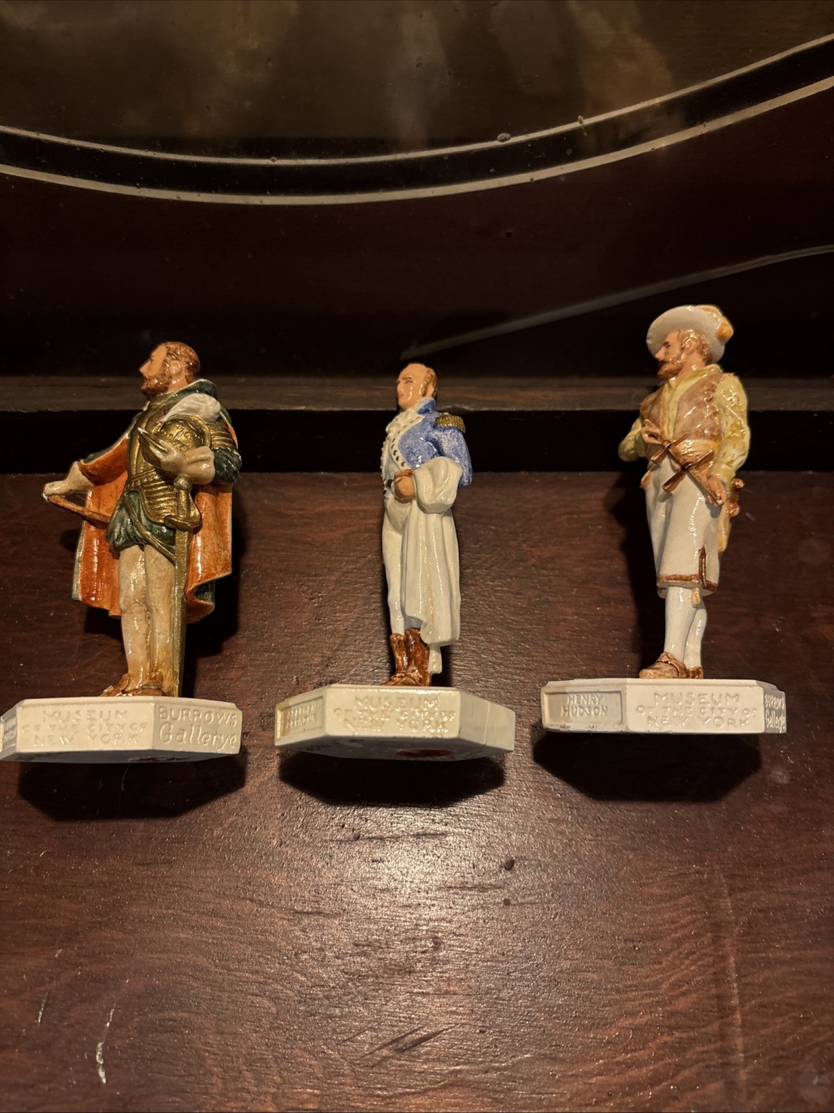 Vtg Sebastian US Miniatures Lot of 3 Ltd Edition figures # Alike 2583 NYC Museum