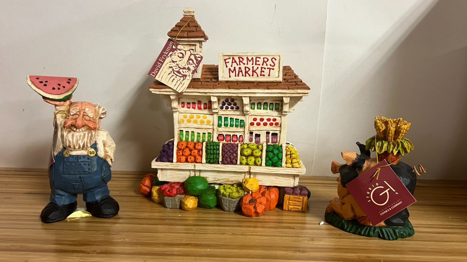 David Frykman “Farmers Market” 3 Piece 1996 Signed Limited Edition