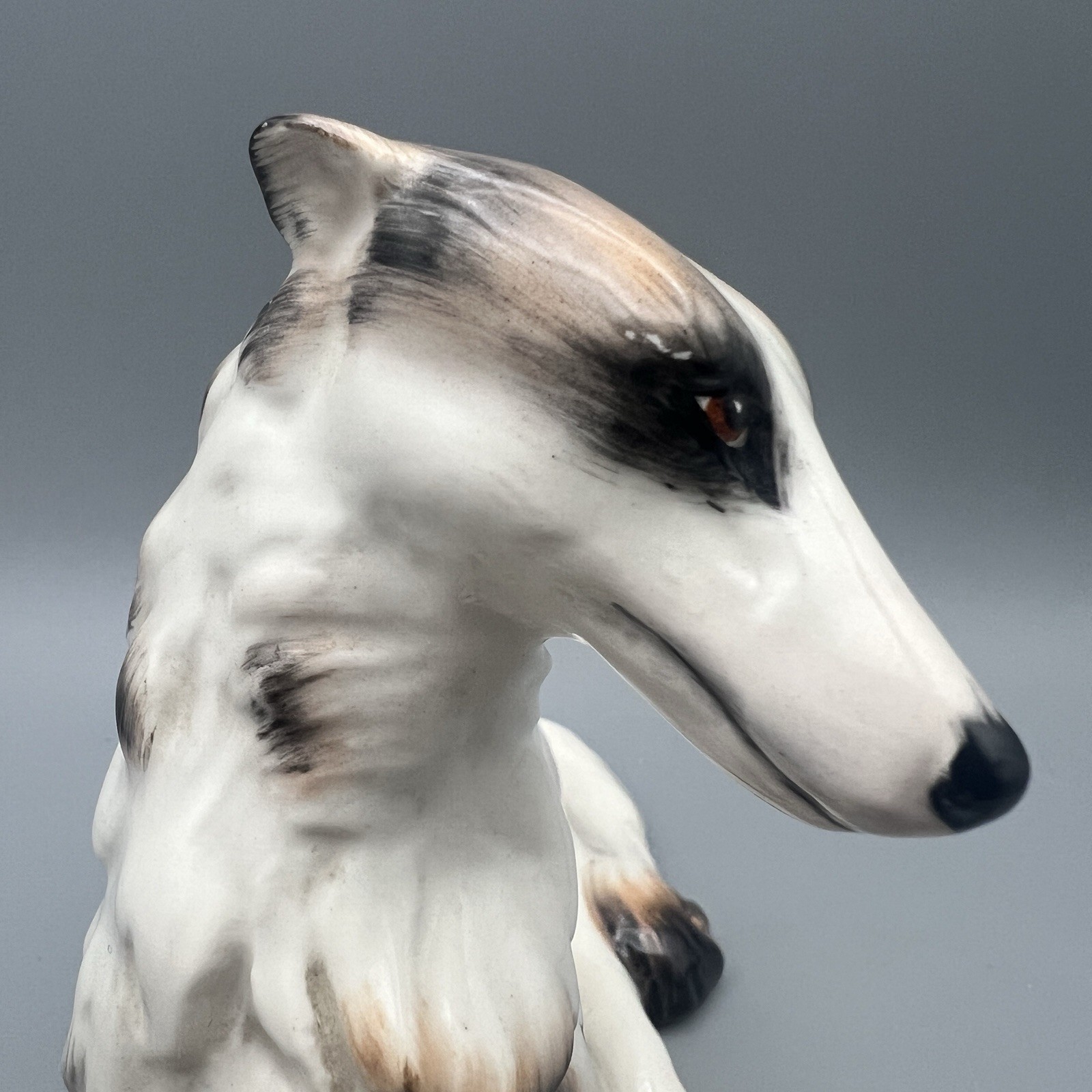Large Wedgewood & Co. LTD Porcelain Borzoi Dog Figurine 11″L Russian Wolfhound