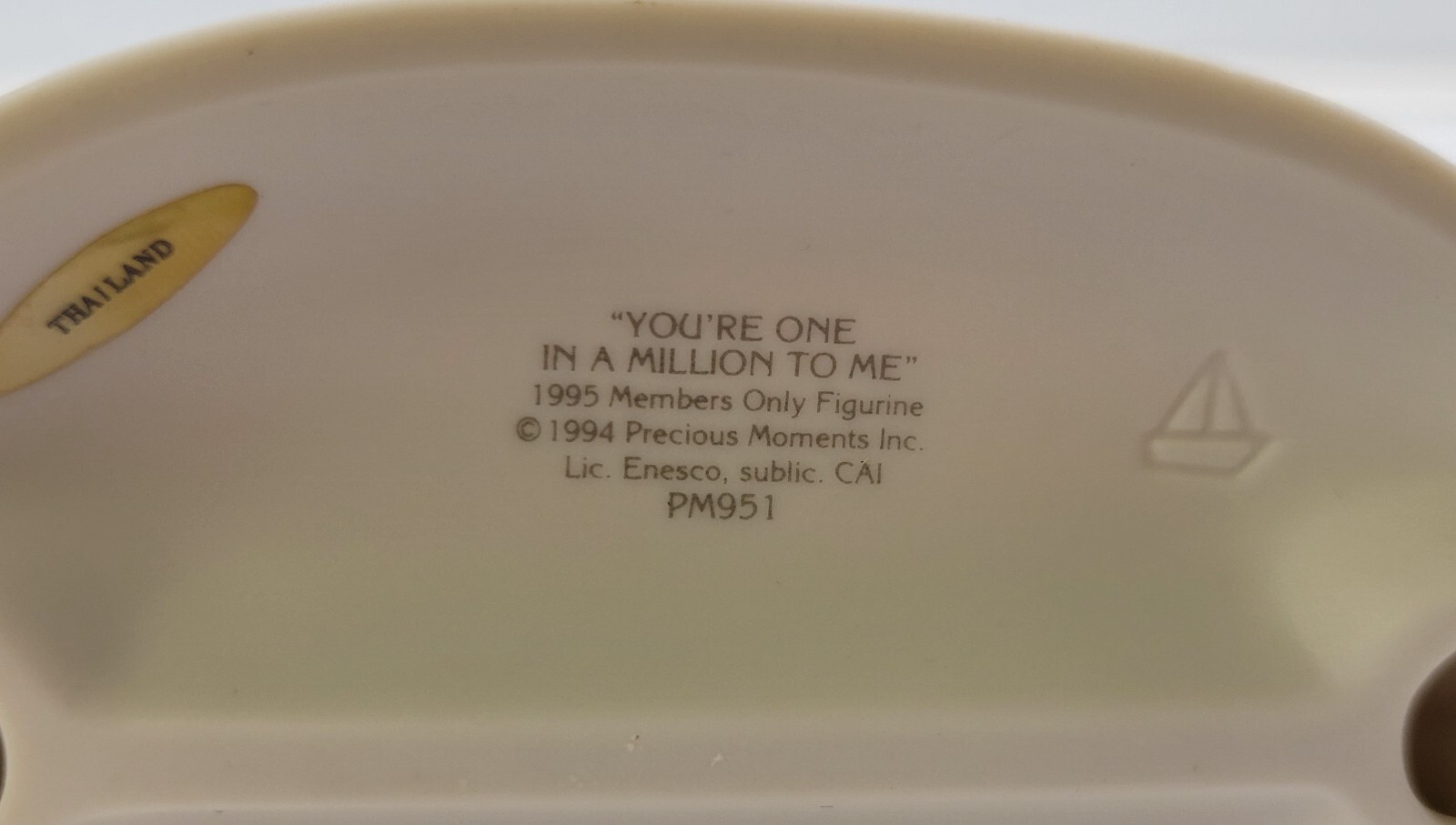 *R27) Precious Moments 1994 “You’re One in a Million to Me” Figurine