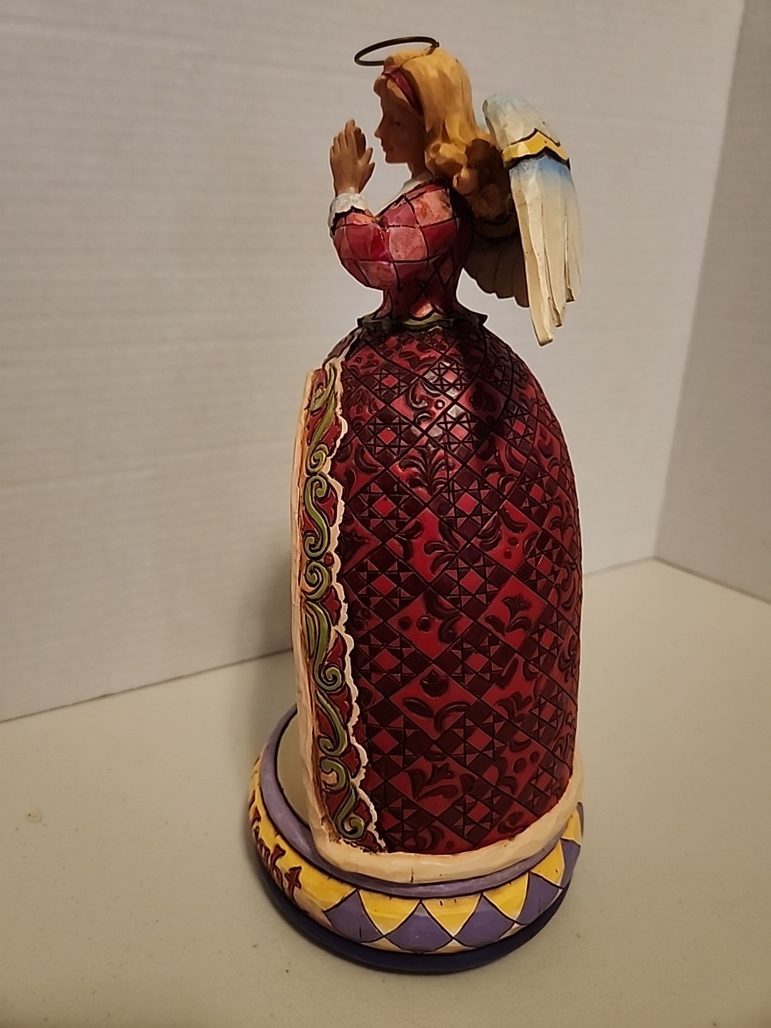 Jim Shore Musical “Silent Night” Angel Rotating Nativity Scene – NO LIGHT