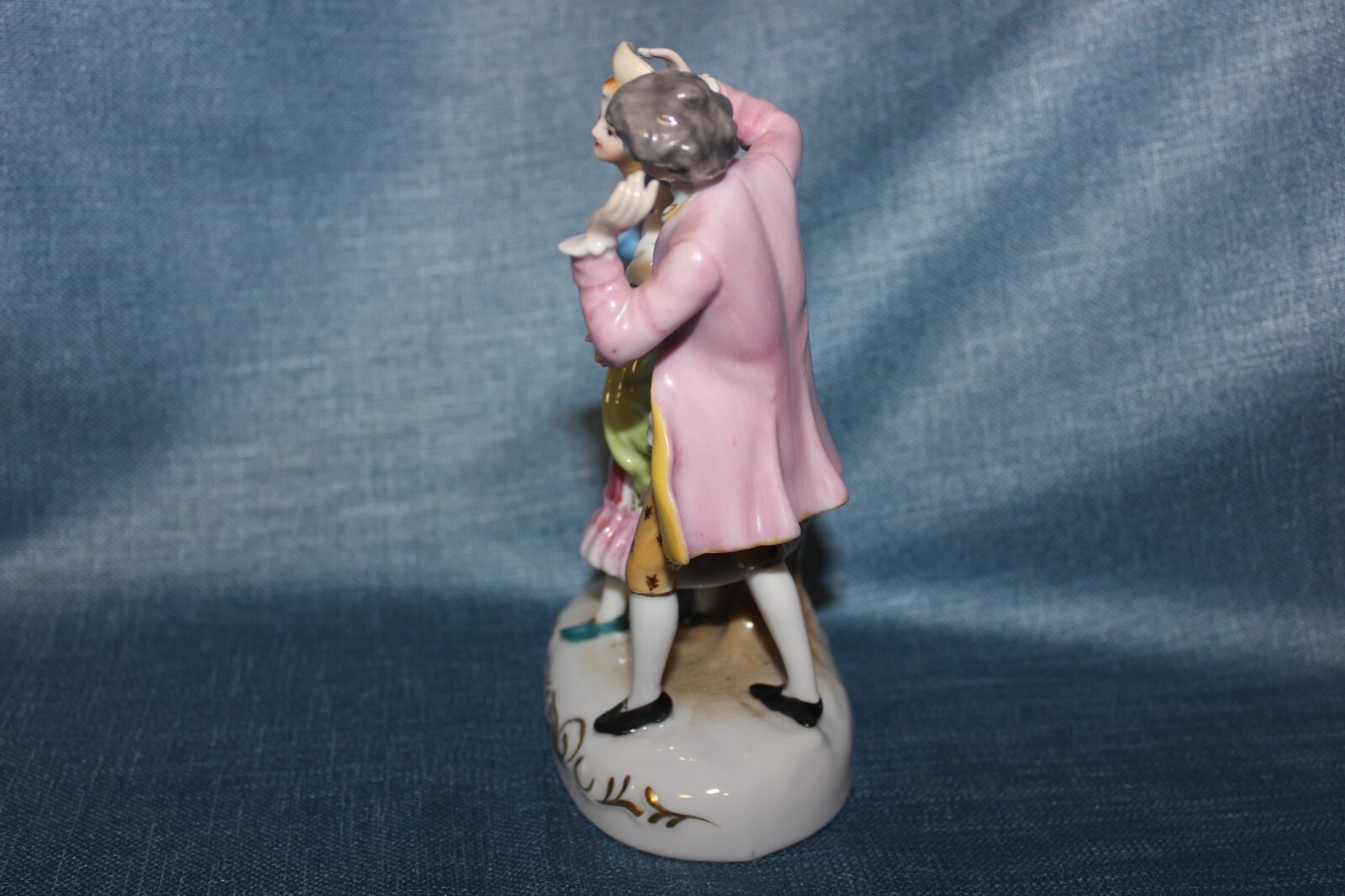 Wonderful Porcelain Figurines, 2 Couples, Mirror Image, Partial Mark