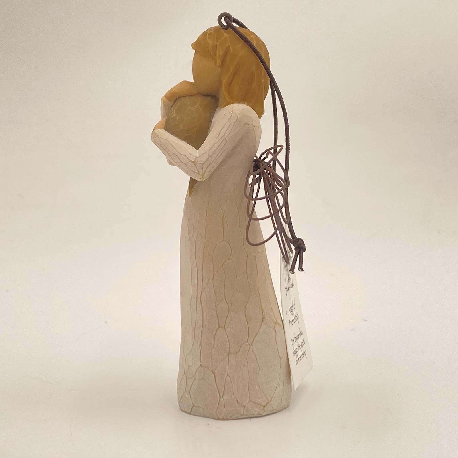 Willow Tree “Angel of Friendship” Ornament #26043 Susan Lordi Demdaco 2013 Dog