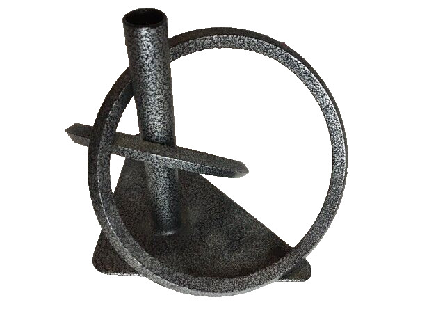One of a Kind Hand Hammered Metal Abstract Sculpture, 2002, Signed