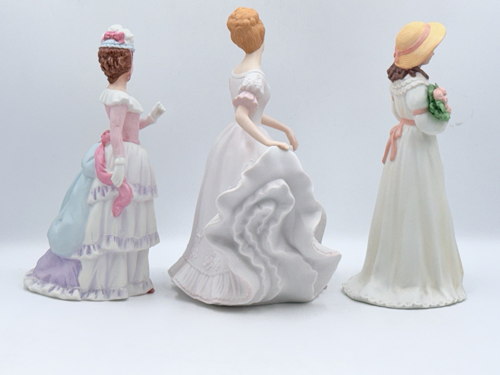 Homco Victorian 3 Vintage Lady Figurines