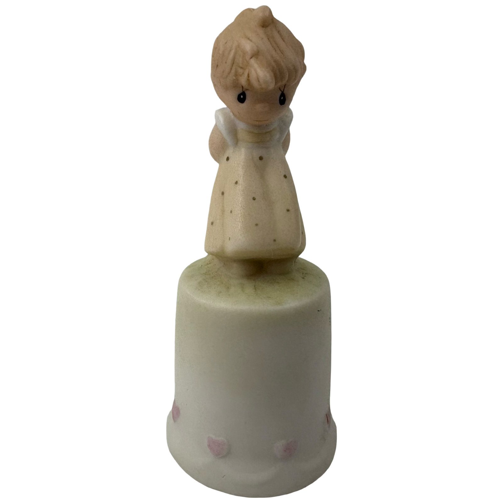 Precious Moments Thimble Figurine Autumn’s Praise VTG 1985 Four Seasons 100641
