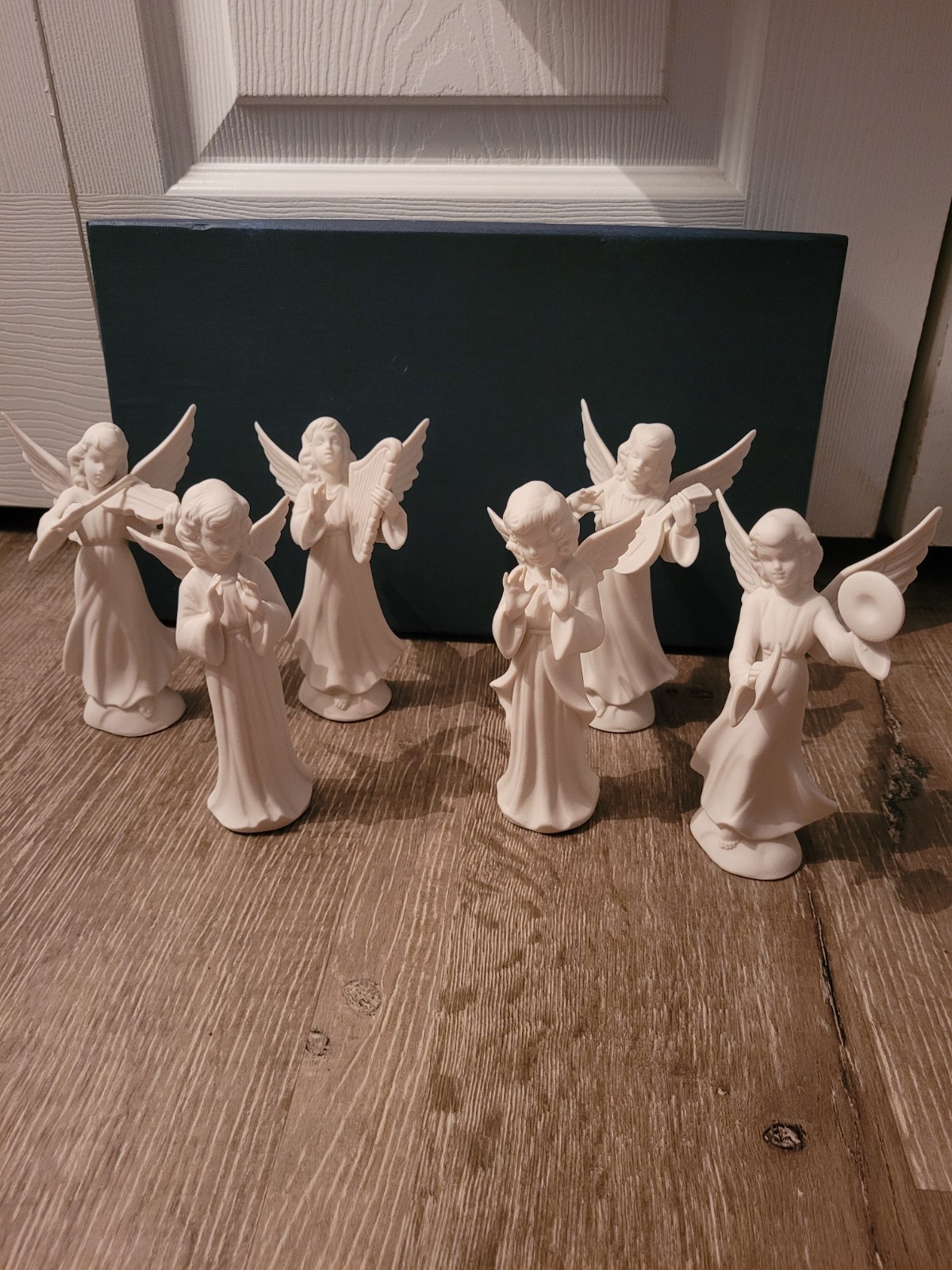 Vintage Dresden Germany Heavenly Angelic Choir, Porcelain Figurines, Set of 6