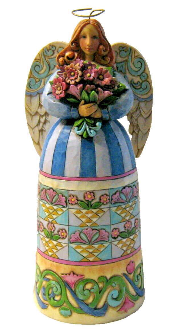 New Jim Shore Enesco 2010 Grateful For Our Many Blessings Angel Figurine 4017640