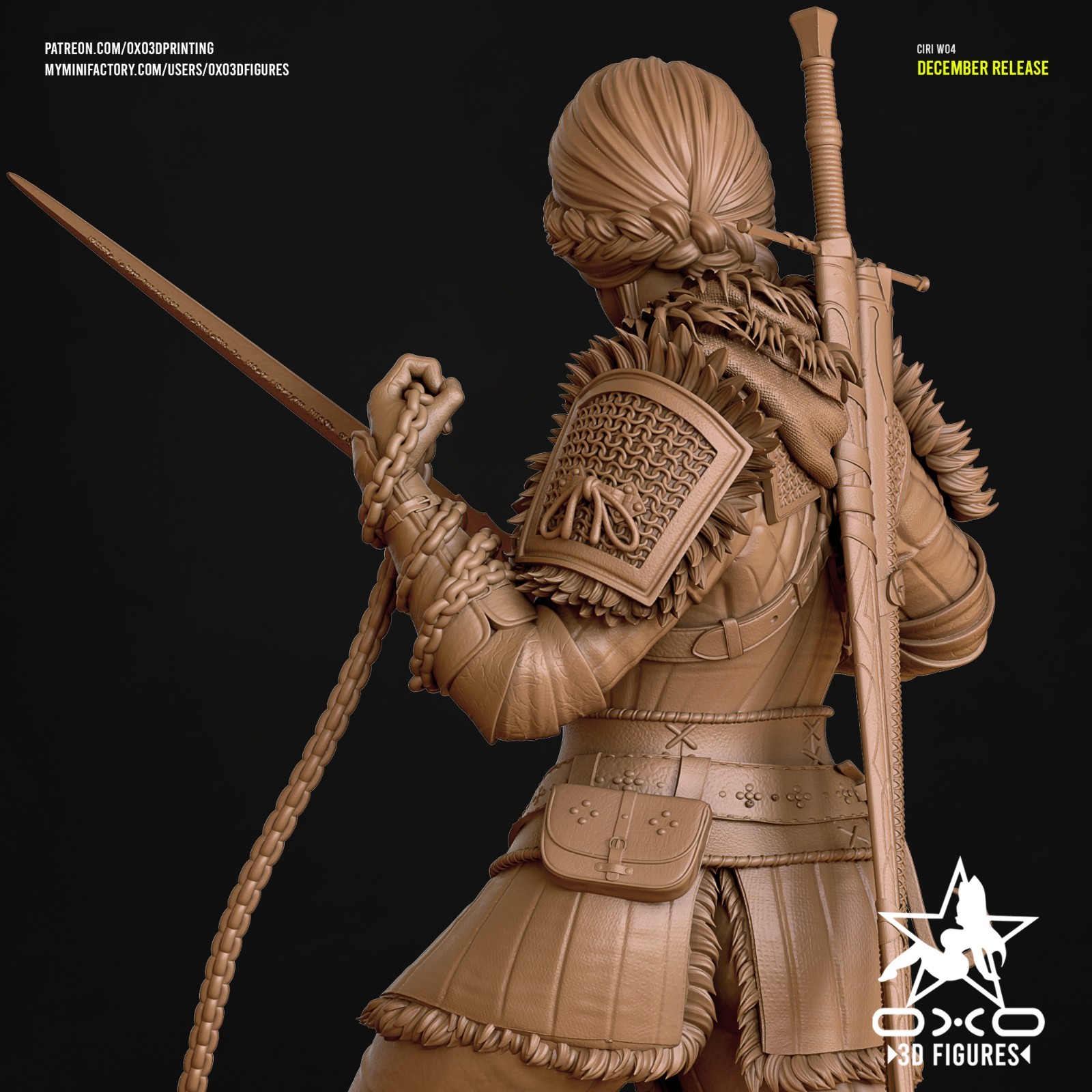 Ciri | Witcher 4 | UNPAINTED | 1/8 Scale Resin Kit |