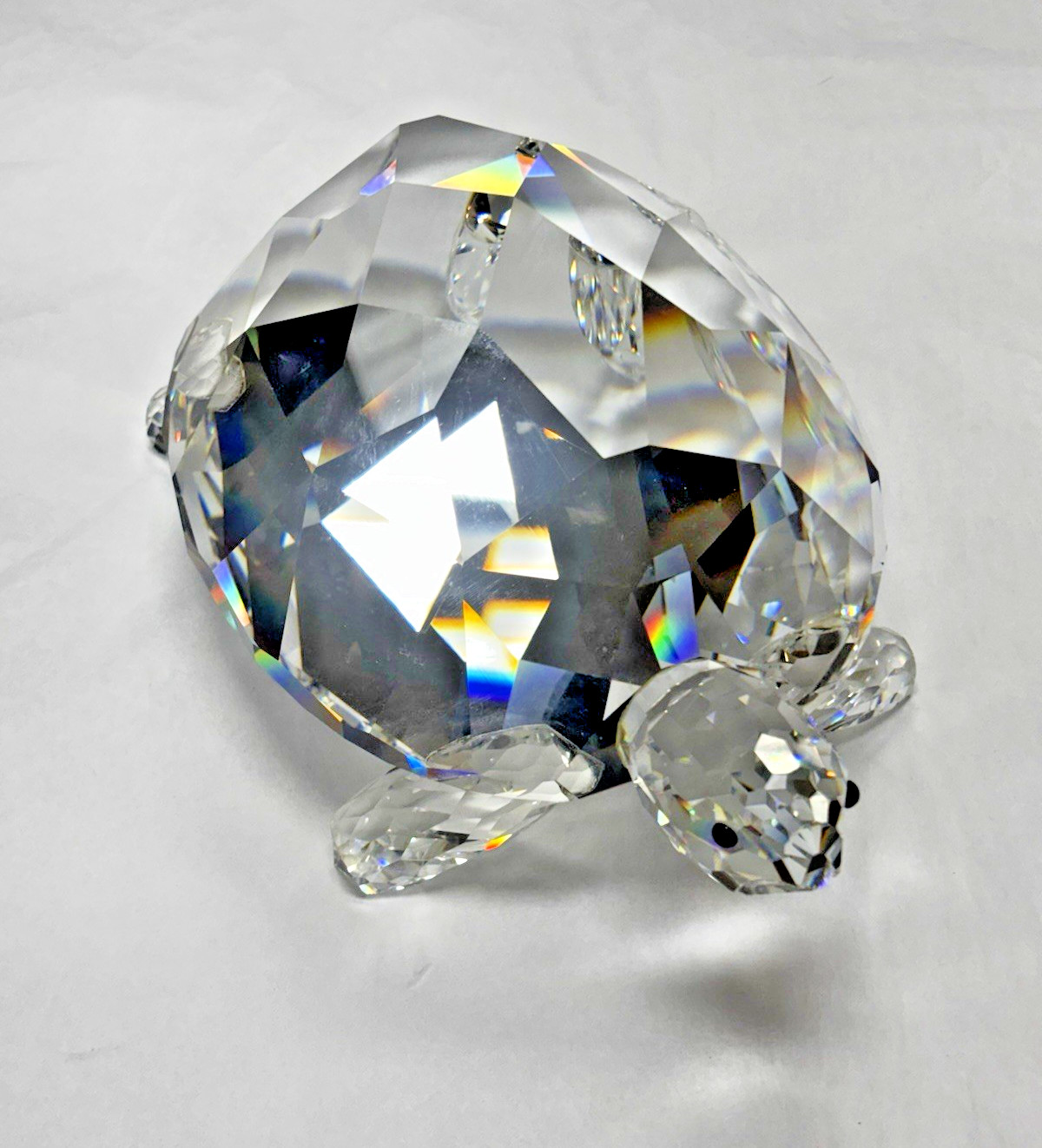 Swarovski Crystal Giant Turtle #010101 Retired Figurine Michael Stamey