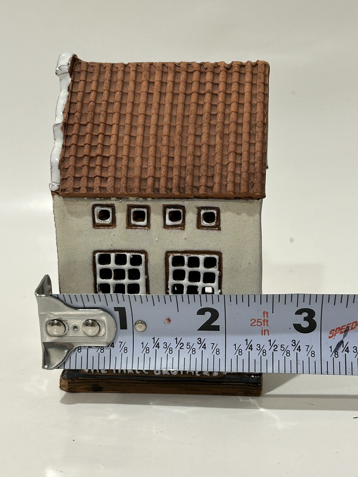 Riga Mini Miniatures Incense Pottery Ceramic House The Three Brothers Latvia