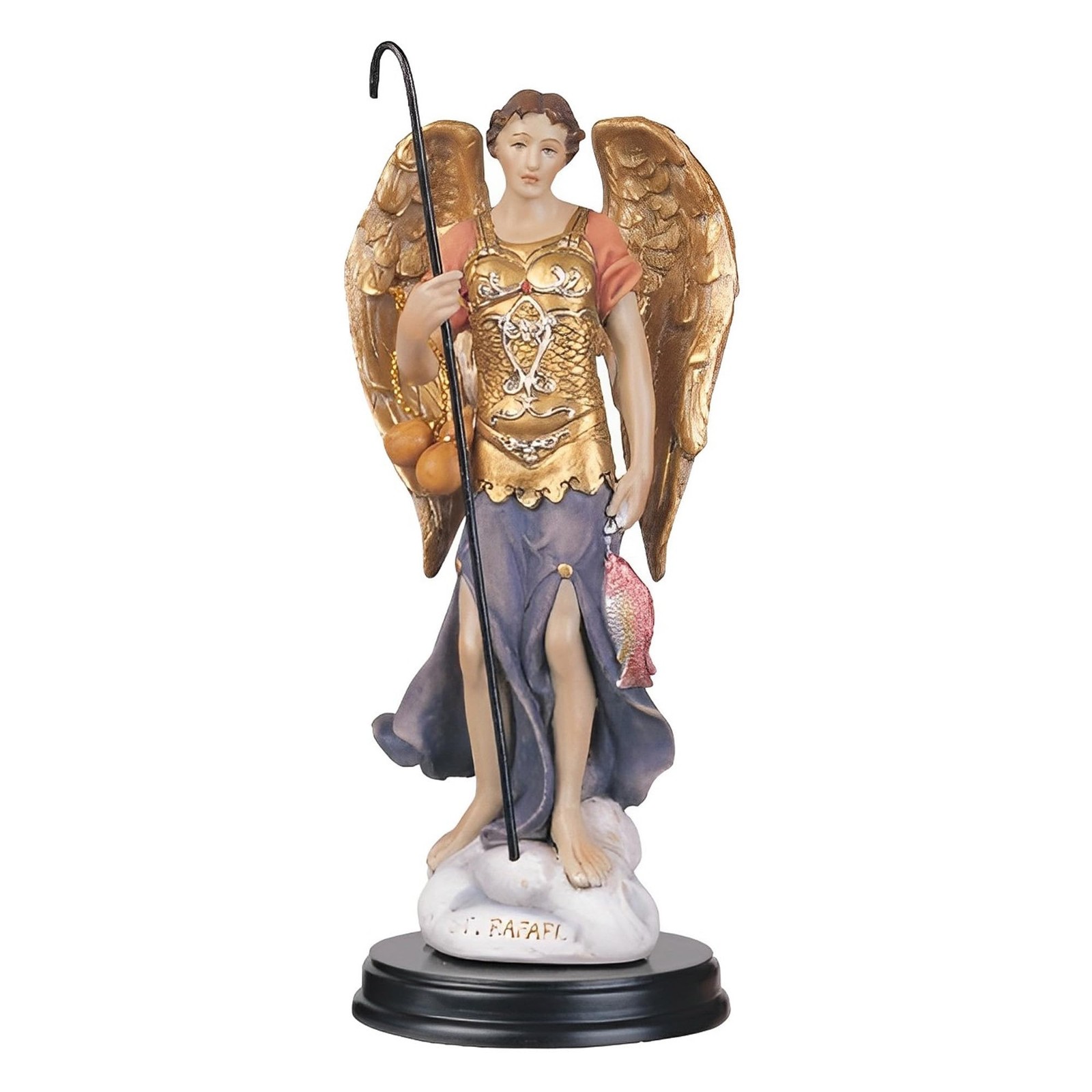 5″ H Archangel Raphael Statue Angel of Healing Holy Figurine Religious Decora…