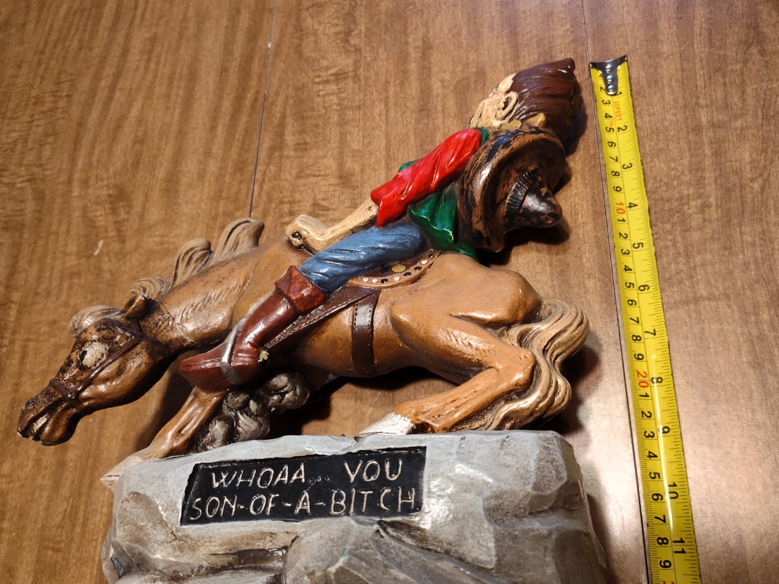 1977 Continental Studios Statue Figurine Western Cowboy Whoaa You Son Of A…