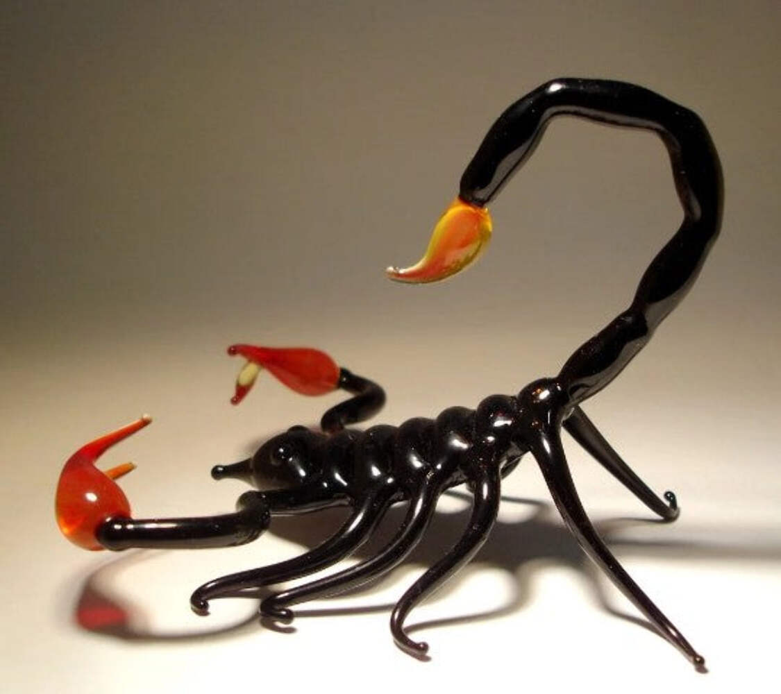 Glass Scorpion Figurine