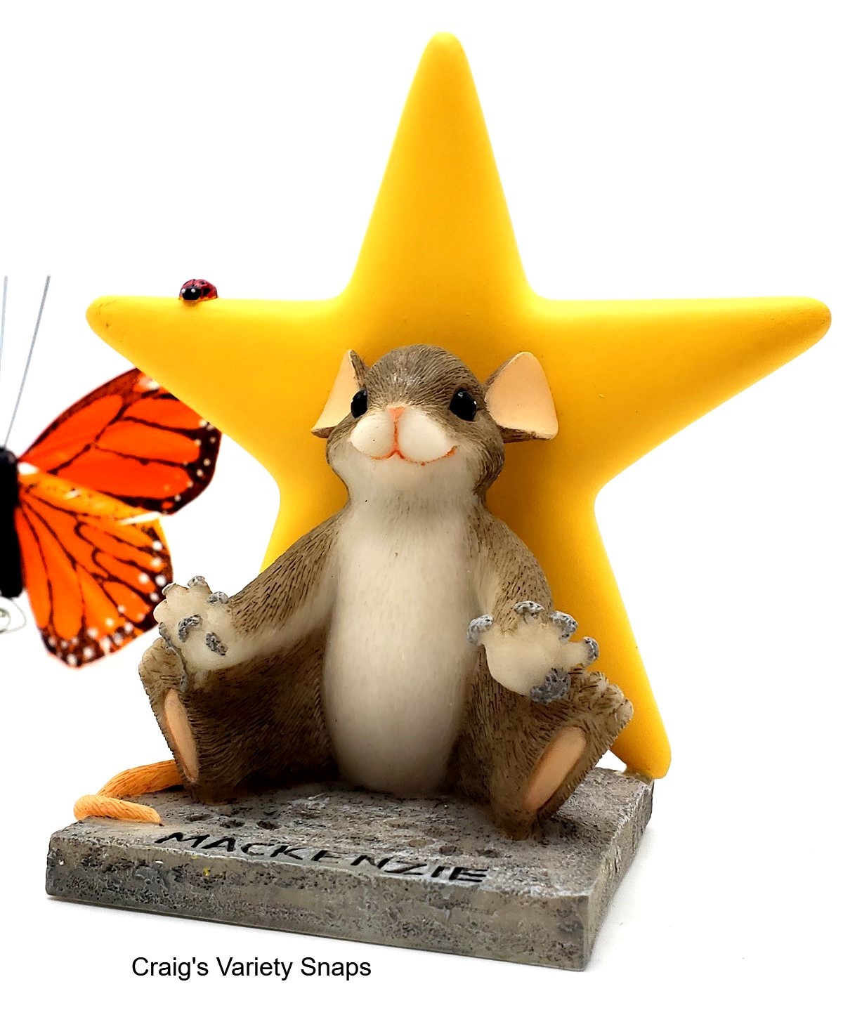 CHARMING TAILS A Star In The Making Figurine, LIMITED EDITION Boxed Fitz & Floyd