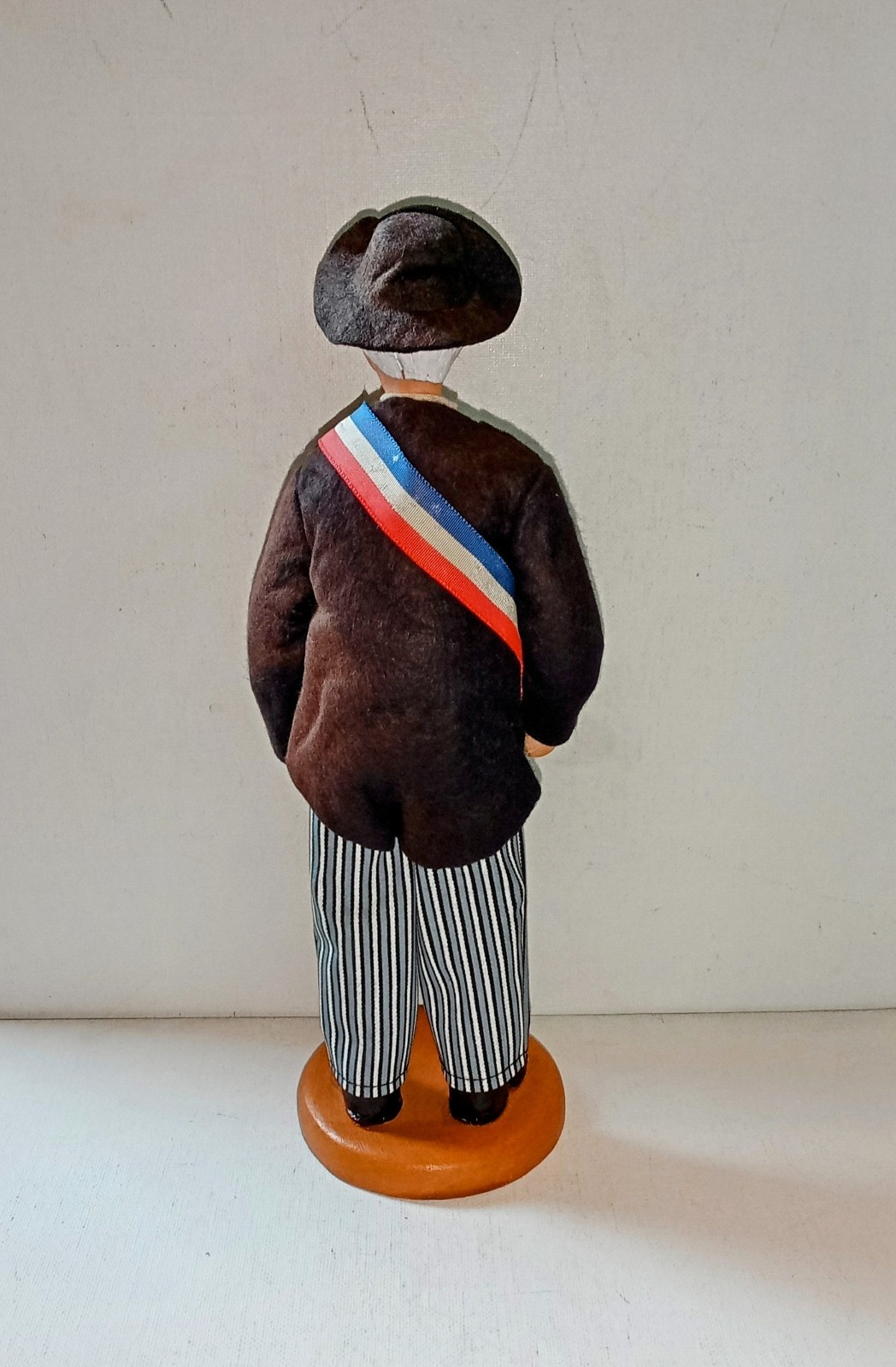 Vtg French Santon de Provence Hand Painted 11 ins Mayor Figurine