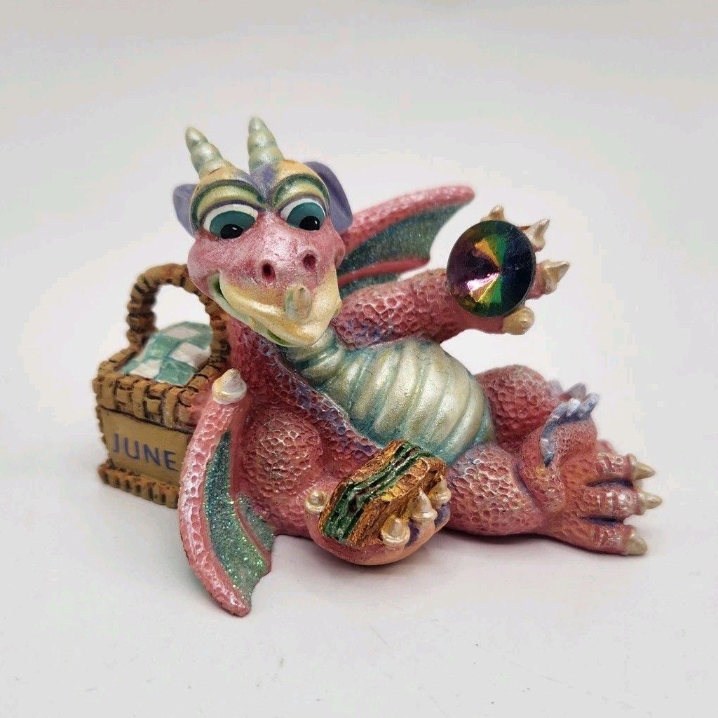 Vintage Mood Dragon Of The Month June “Yummy” Figurine Limited Edition