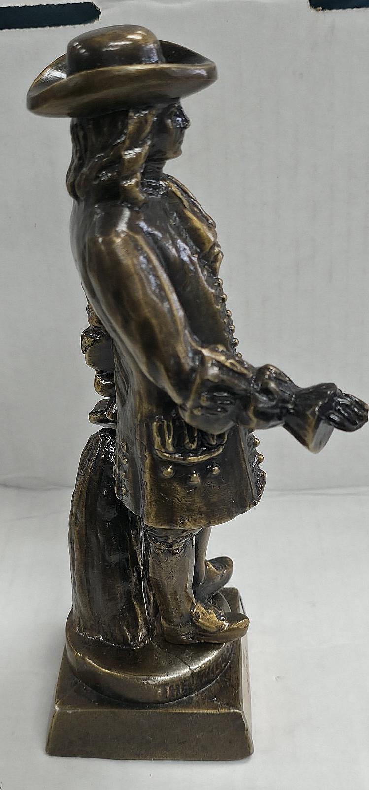 William Penn Awards Statue Figurine Quaker Metal Heavy 8.5 in Tall