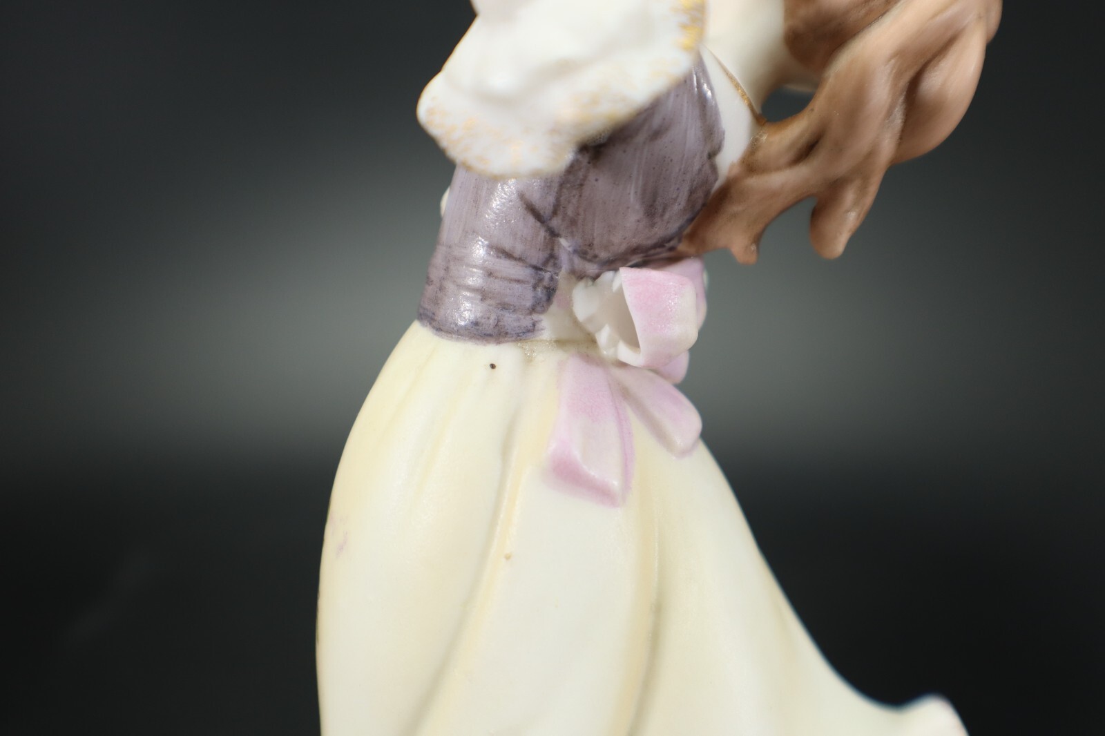 Ardalt Lenwile China LADY NIGHT LIGHT 6682 Lighted Figurine Porcelain Works VTG
