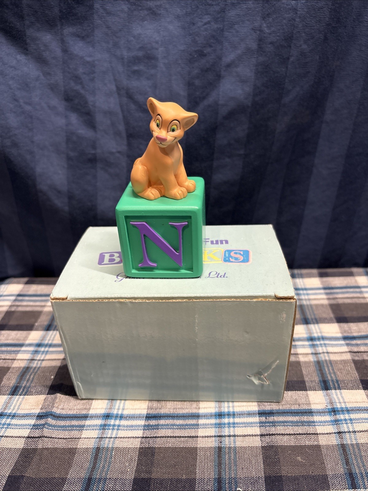 Disney Alphabet Fun Blocks By Grolier Collectibles Letter N X5