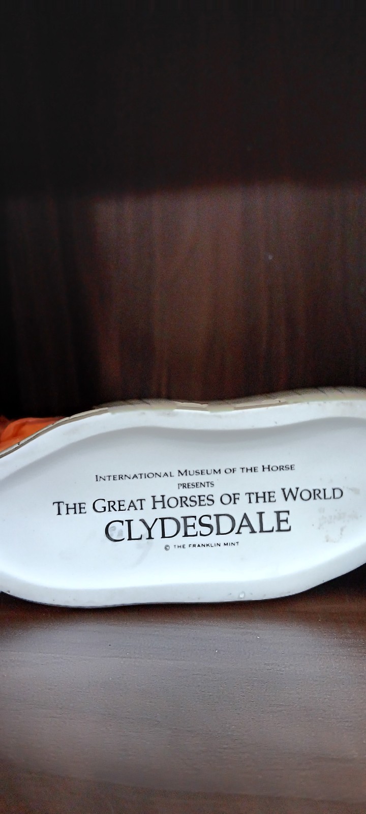 Franklin Mint “The Great Horses of the World” CLYDESDALE 1989