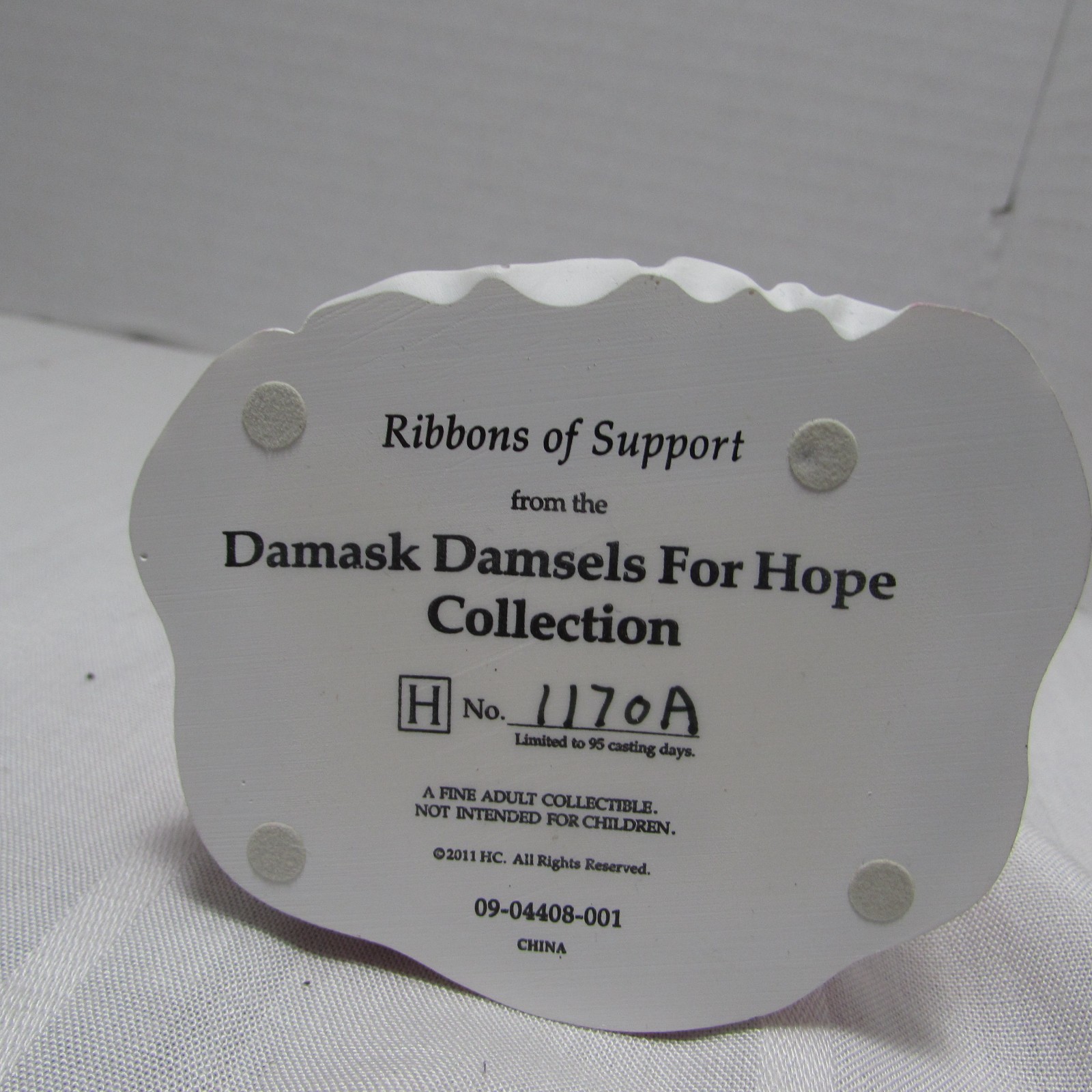 Hamilton Collection Ribbons Of Support Victorian Figurine 2011 – No 1170A 7 1/4″