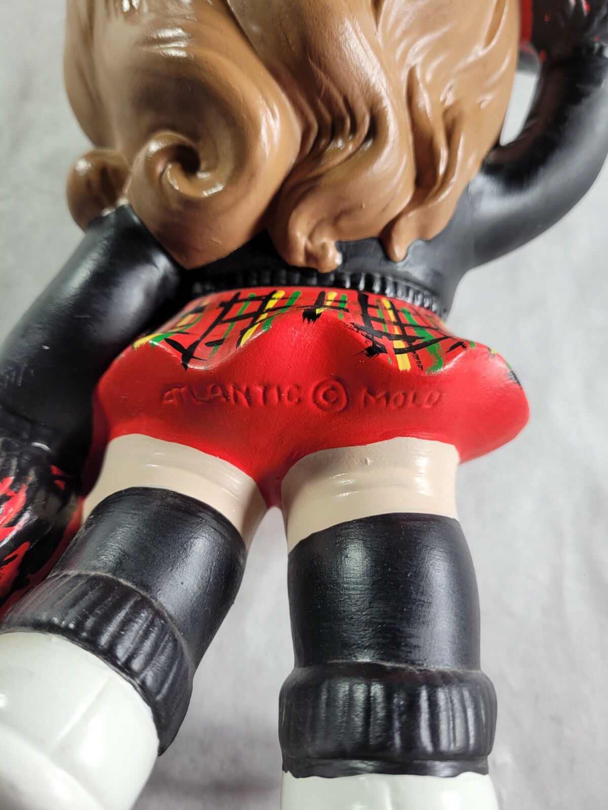 1970’s Vintage Ceramic Atlanta Mold Cheerleader No Chips Red Back
