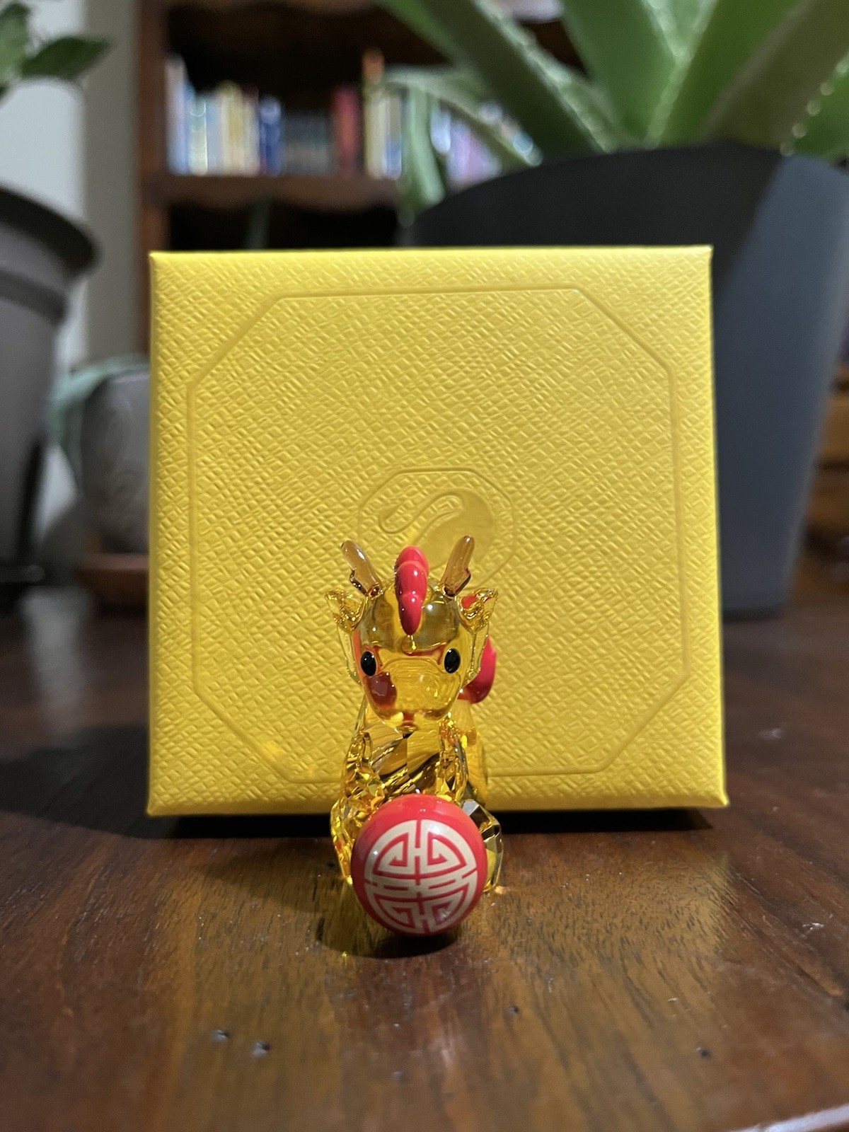 Swarovski Asian Symbol Dragon Figurine – 5658406 NIB