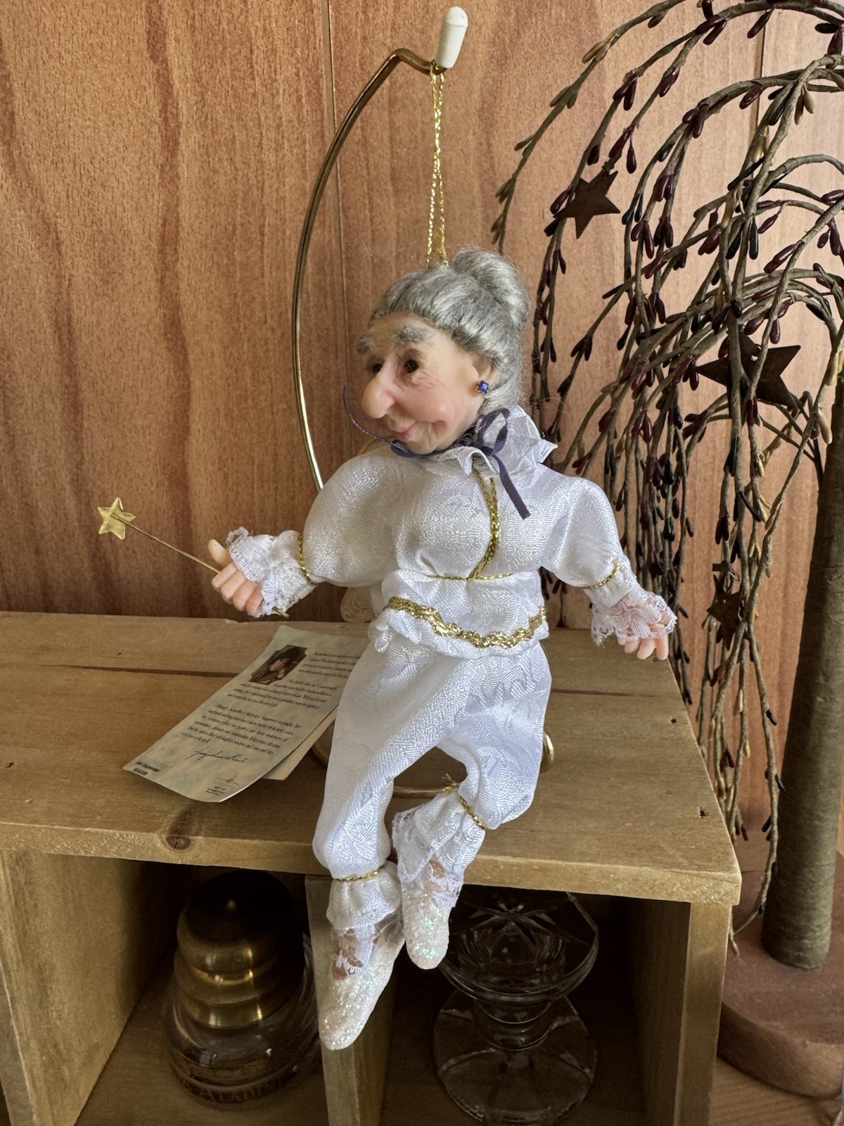 Jacqueline Kent Mini September Fairy Godmother Ornament Giftcraft 2005