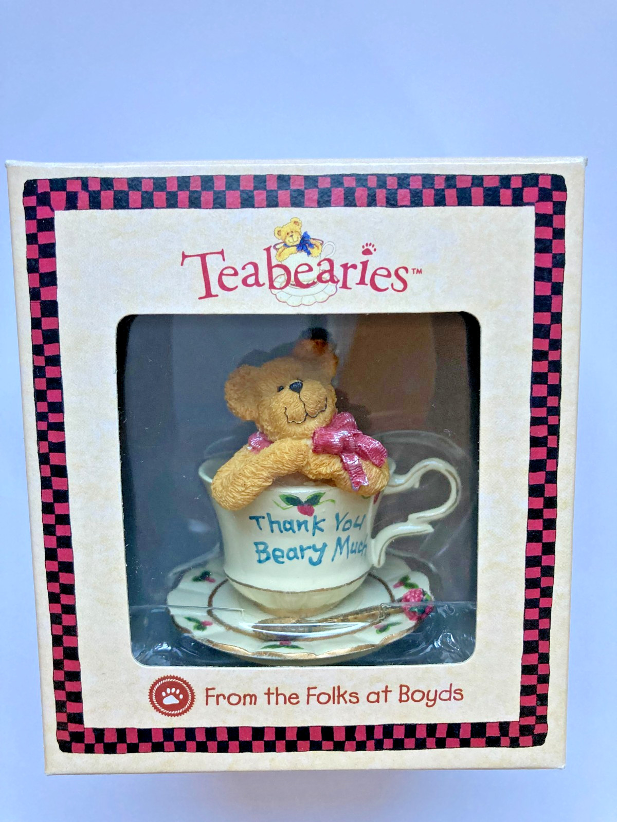 The Boyds Collection Teabearies – “Merci Teabearie” #24306