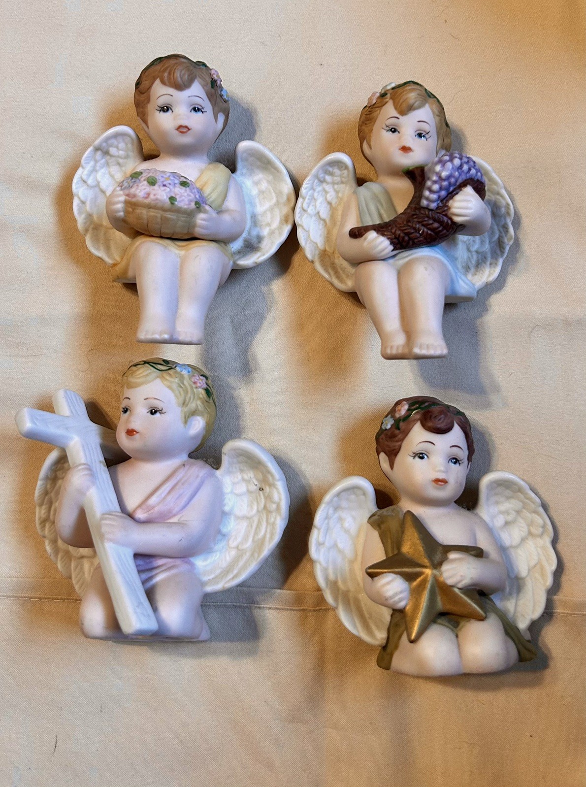 4 Vintage Home Interior & Gifts Four 88411 – 98 Seasons Cherbs 3″