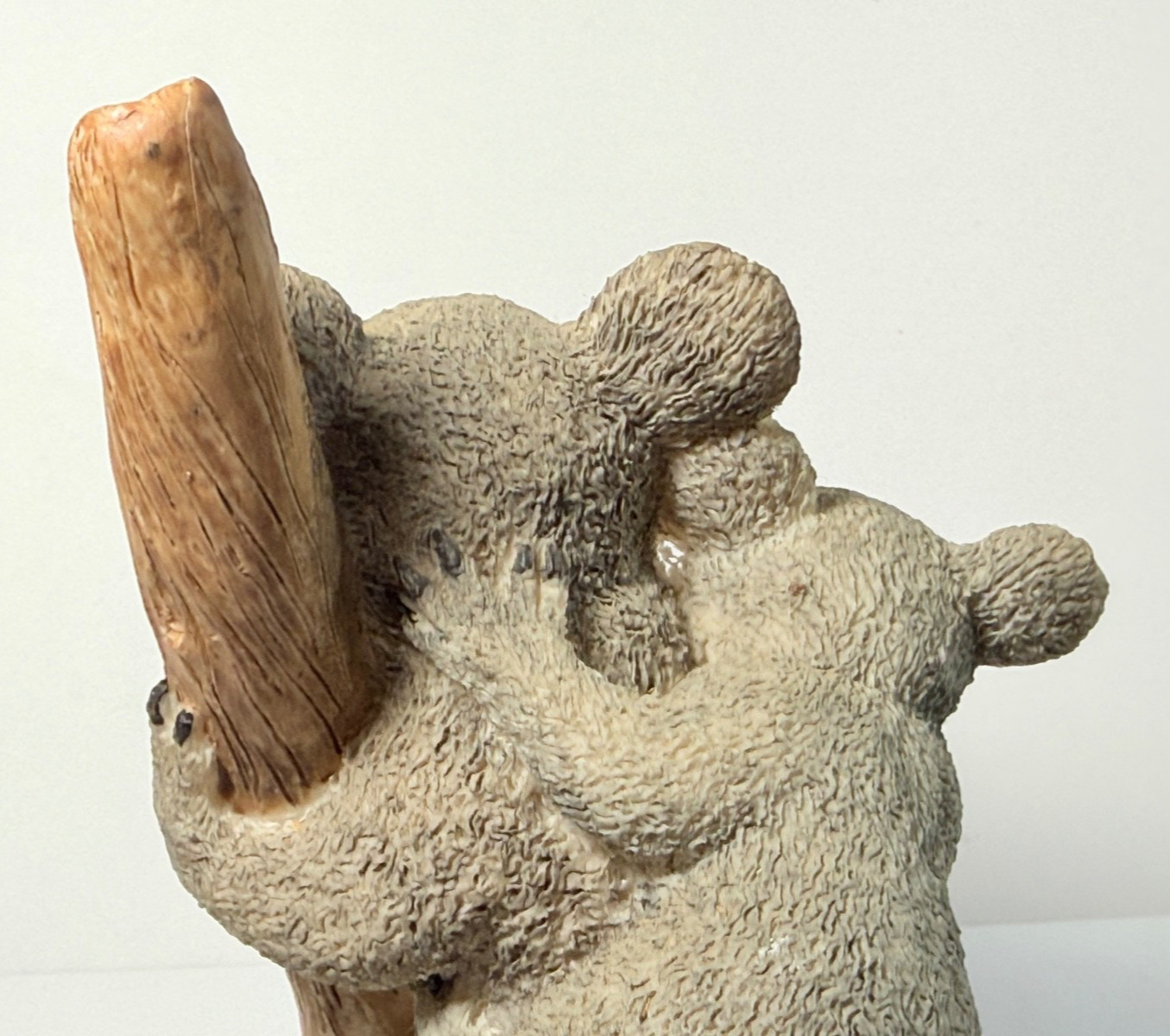 Charmstone Koala Mama Baby Cold Cast Marble Earl Sherwan Stamp USA VTG 80s