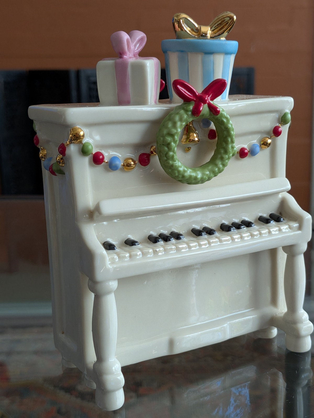 Lenox Grinch’s Christmas Melody 2014 Piano Sculpture Piano ONLY Holiday Art