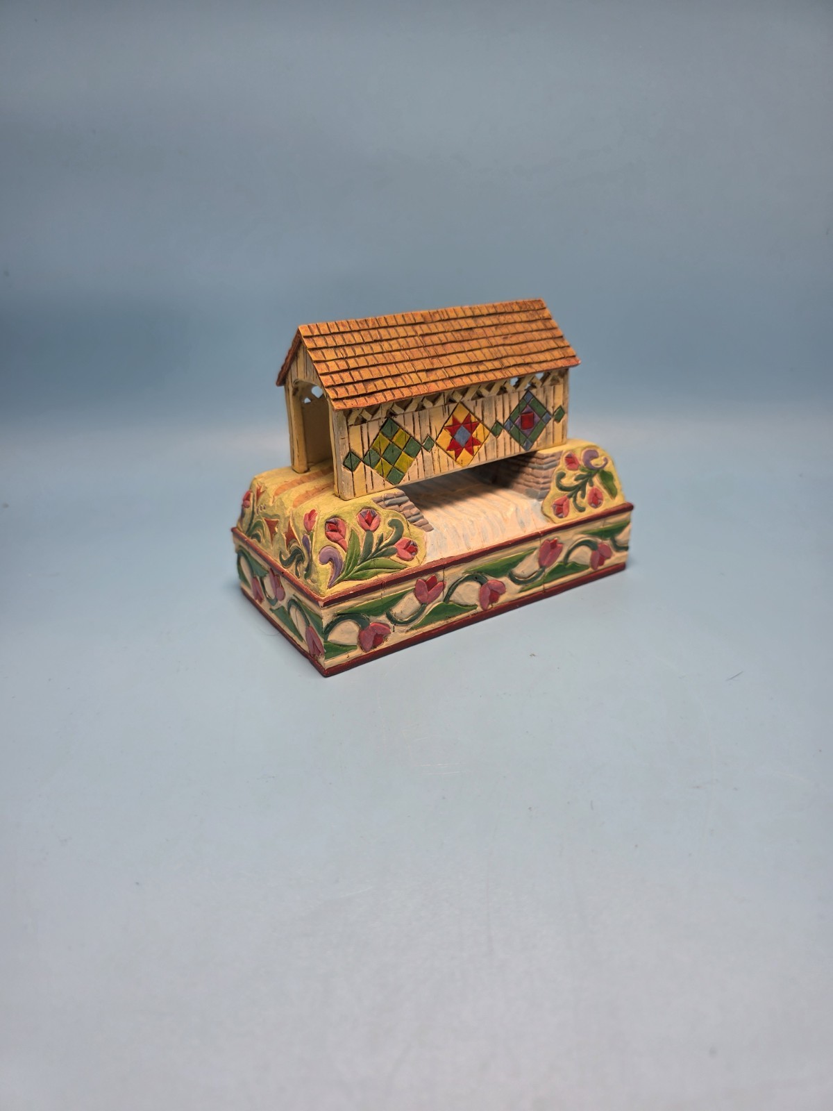 Jim Shore Heartwood Creek Shelter Across the Creek Covered Bridge FREE SHIPPING