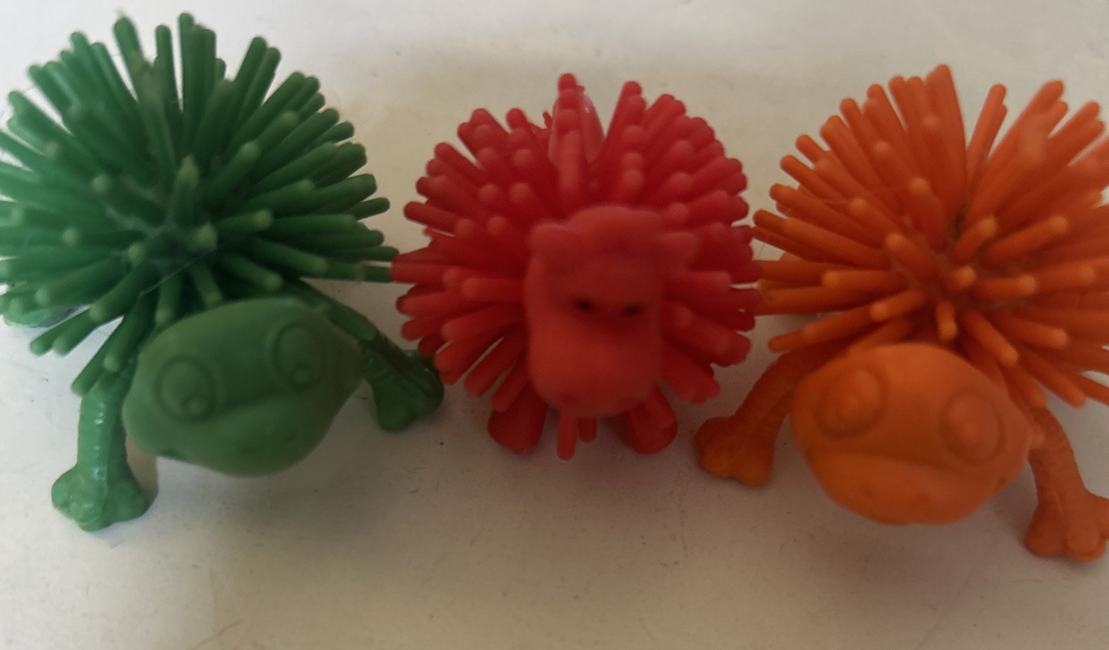 Lot Of 18, 1 to 2 Inch Rubber Multi-Colored Figurines with various themes