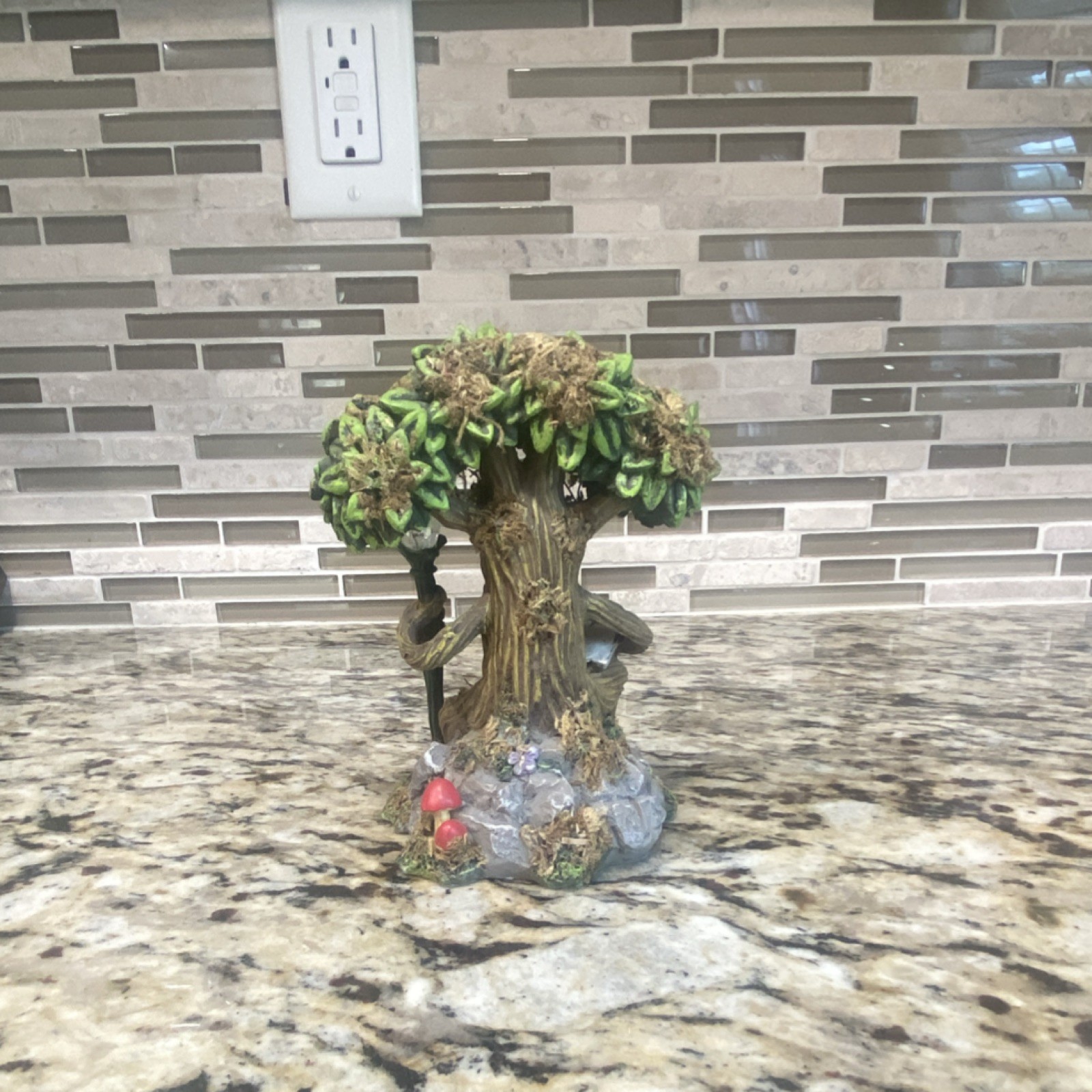ArtMinds Fantasy Tree Resin Figurine Hand Painted Woodland Small