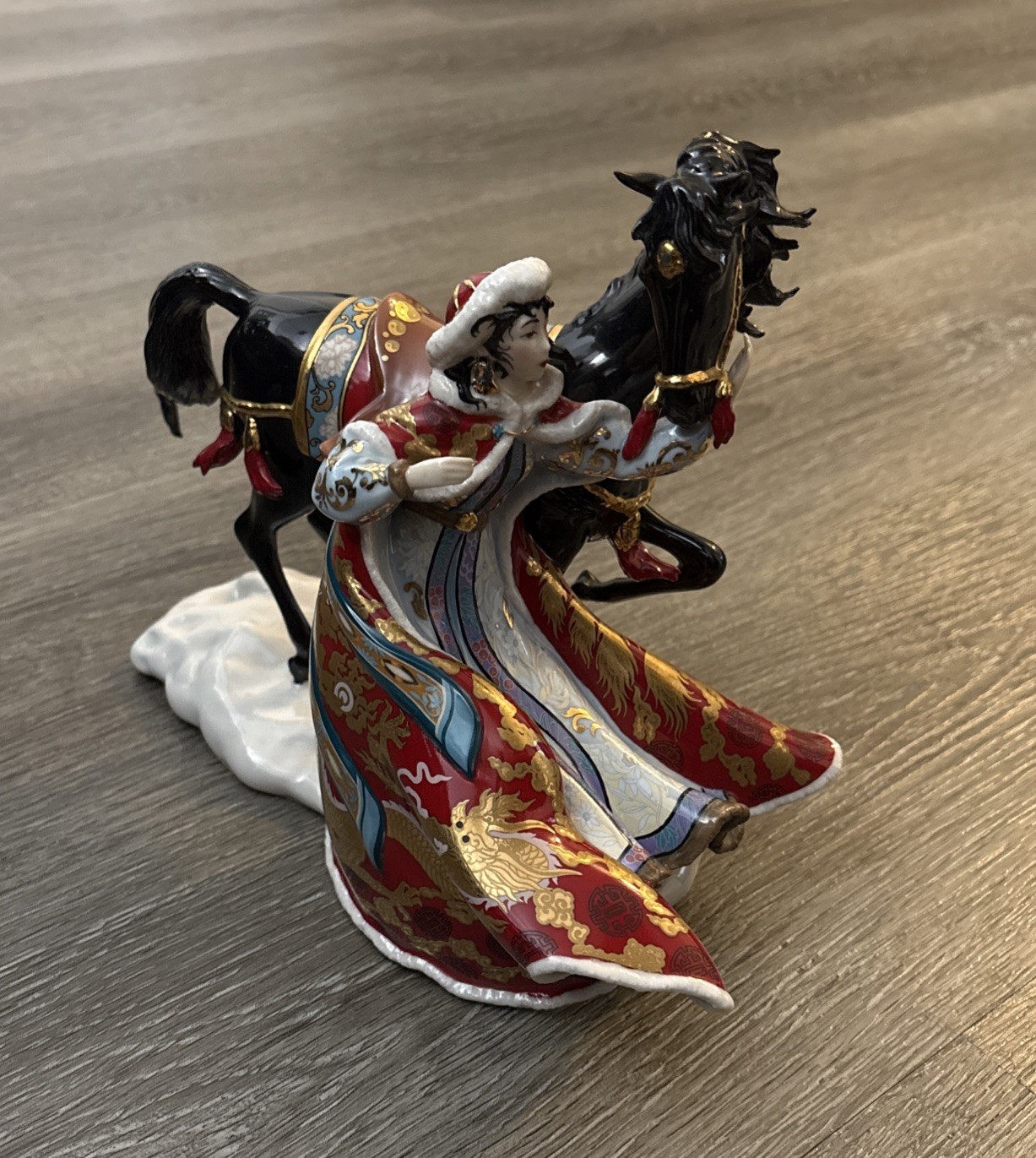 My Spirit Unconquered Caroline Young Limited Porcelain Figurine Franklin Mint