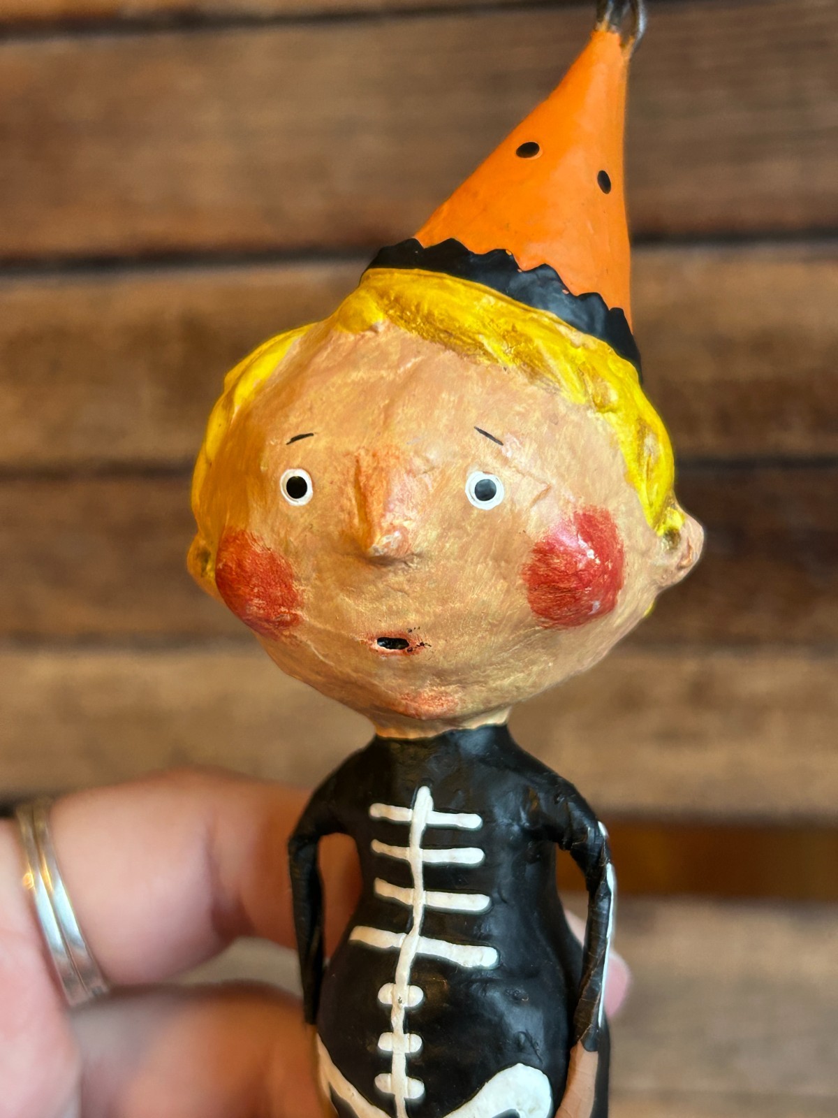 Lori Mitchell Halloween Funny Bones skeleton boy figurine 10290