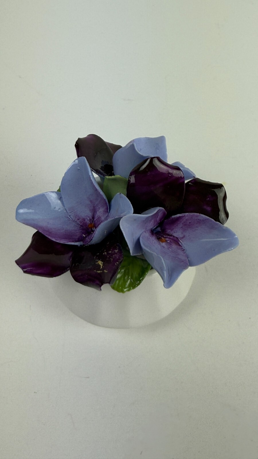 2 – Heathcote Hall English Fine Bone China Flowers in Flower Pots