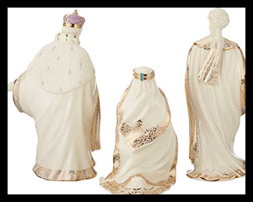 Lenox First Blessing Nativity Three Kings Figurines 3 Wise Men Christmas NEW
