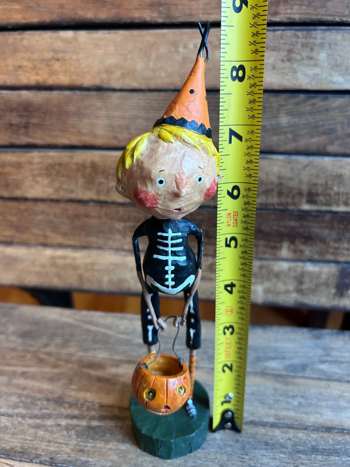 Lori Mitchell Halloween Funny Bones skeleton boy figurine 10290