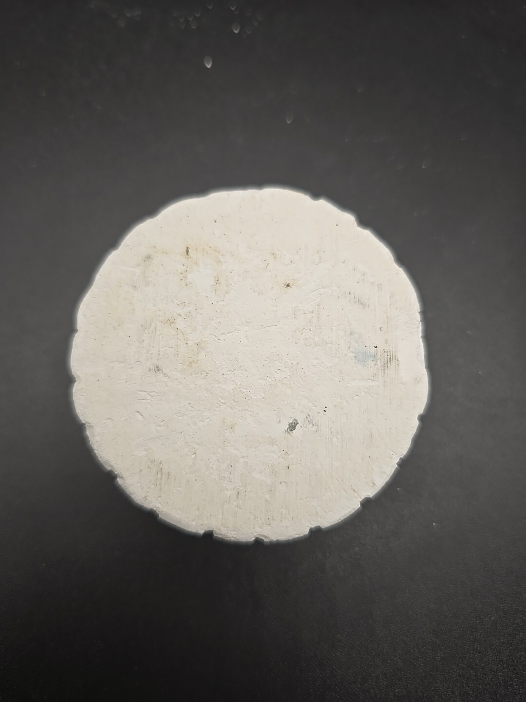 Carved White Chalk (like) Egg With Pedestal Eagles Solid 3.75″x2.25″