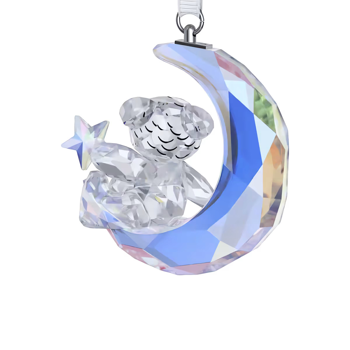 Swarovski Crystal Kris Bear Moon Ornament 5732106