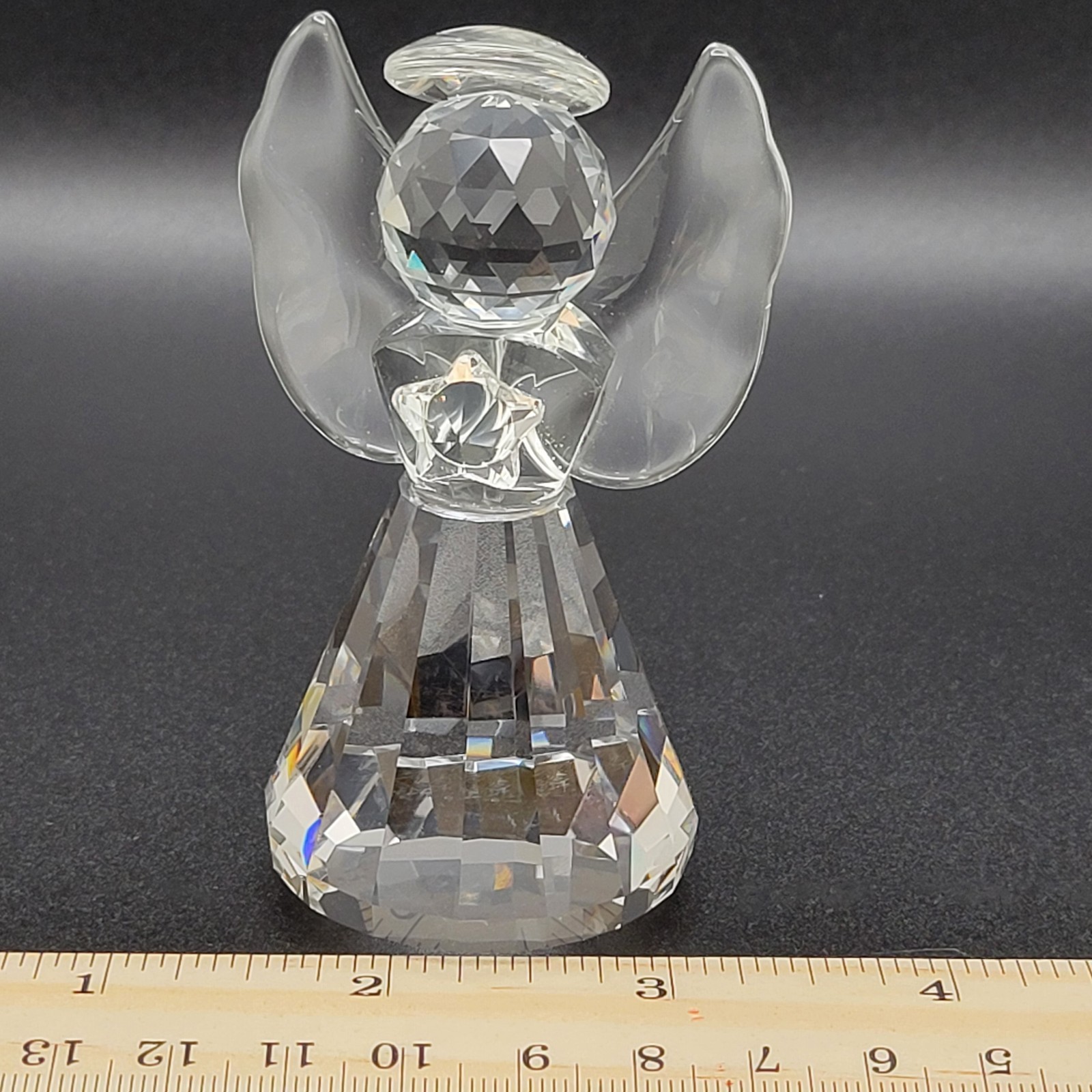 Waltz & F Crystal Guardian Angel Figurine 3″ Sun Catcher Minimalist