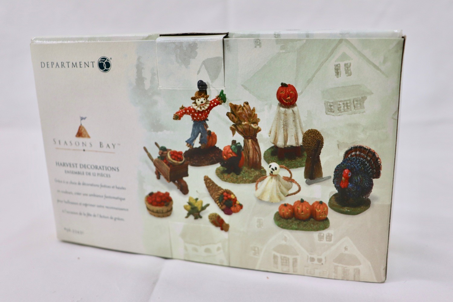 Dept 56 Season’s Bay Landscaping Garden Accessory Lot 13pc Boxed Village