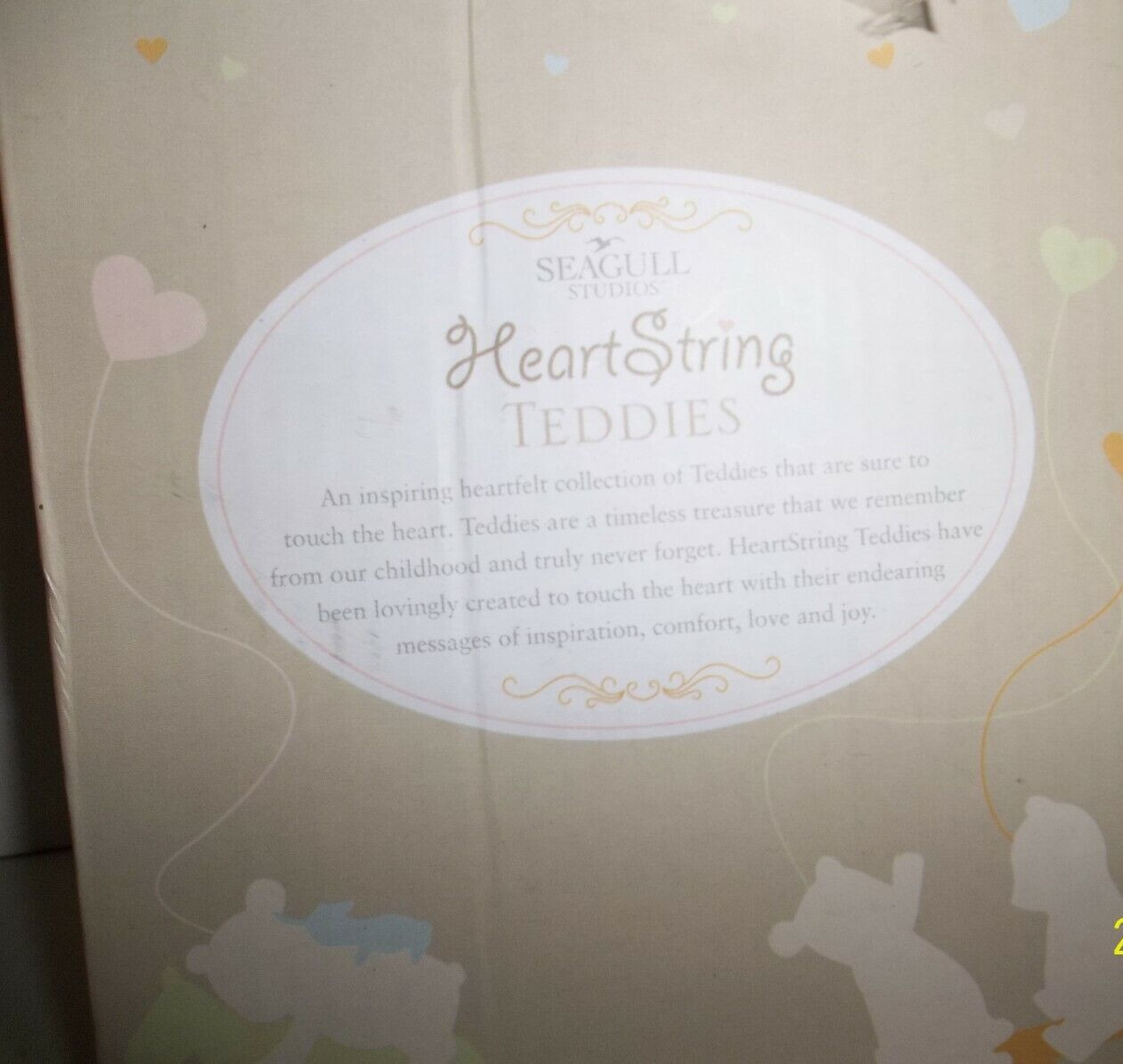HEART STRING TEDDIES MILESTONES “FIRST BASEBALL GAME” #SS53787 2008 NIB