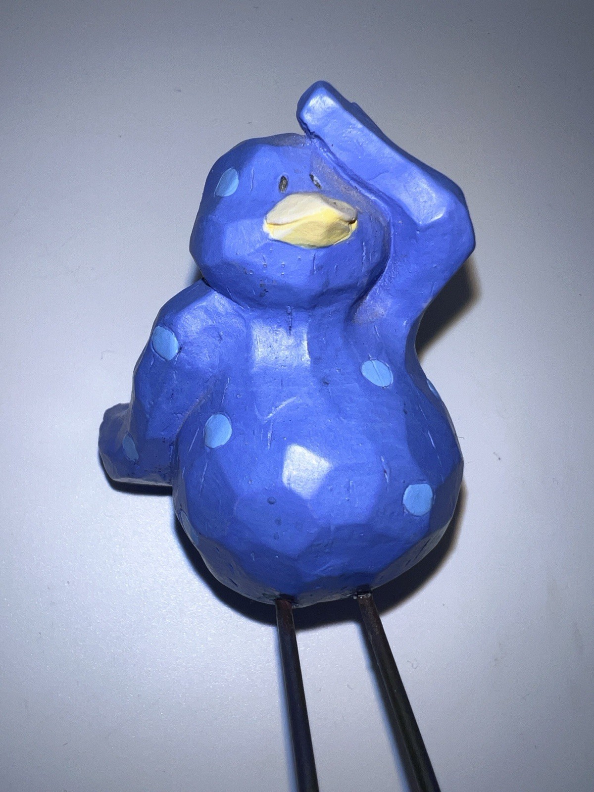 Russ Berrie &Co. Merrily Tweet Along Blue Bird shelf sitter Whimsical
